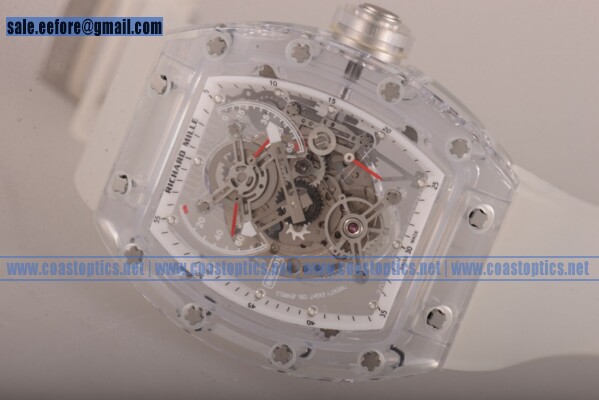 Richard Mille RM 56-01 Tourbillon Sapphire Watch Sapphire Crystal White Inner Bezel 1:1 Replica